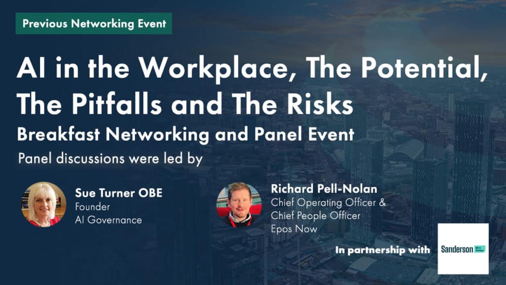 AI in the workplace breakfast meeting