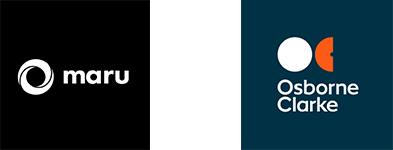 Sponsors Maru and Osborne Clarke