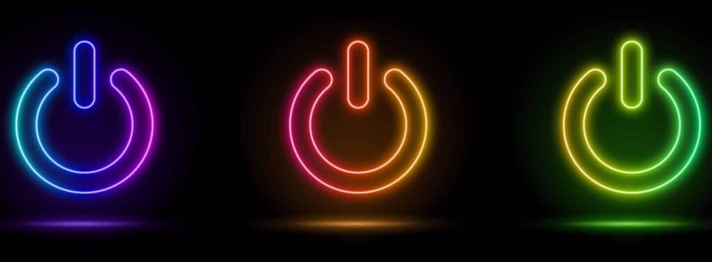 vector 3d render, blue neon tur on icon shape, empty space, ultraviolet light, 80's retro style, fashion show stage, abstract background, illuminate frame design. abstract cosmic vibrant power on backdrop.glowing neon lighting futuristic style