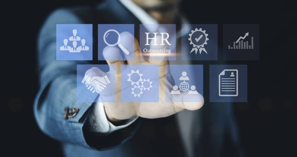 outsourcing global recruitment hr business finance concept, global business structure of networking, recruitment outsourcing, customer service, teamwork, strategy, technology social network