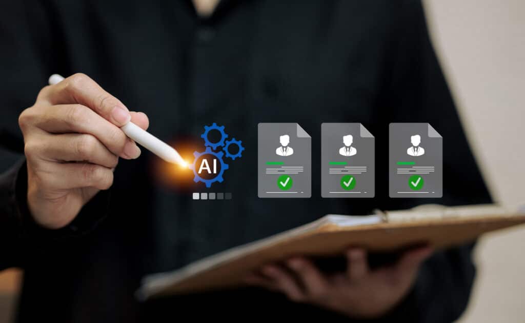 ai resume screening system with candidate files