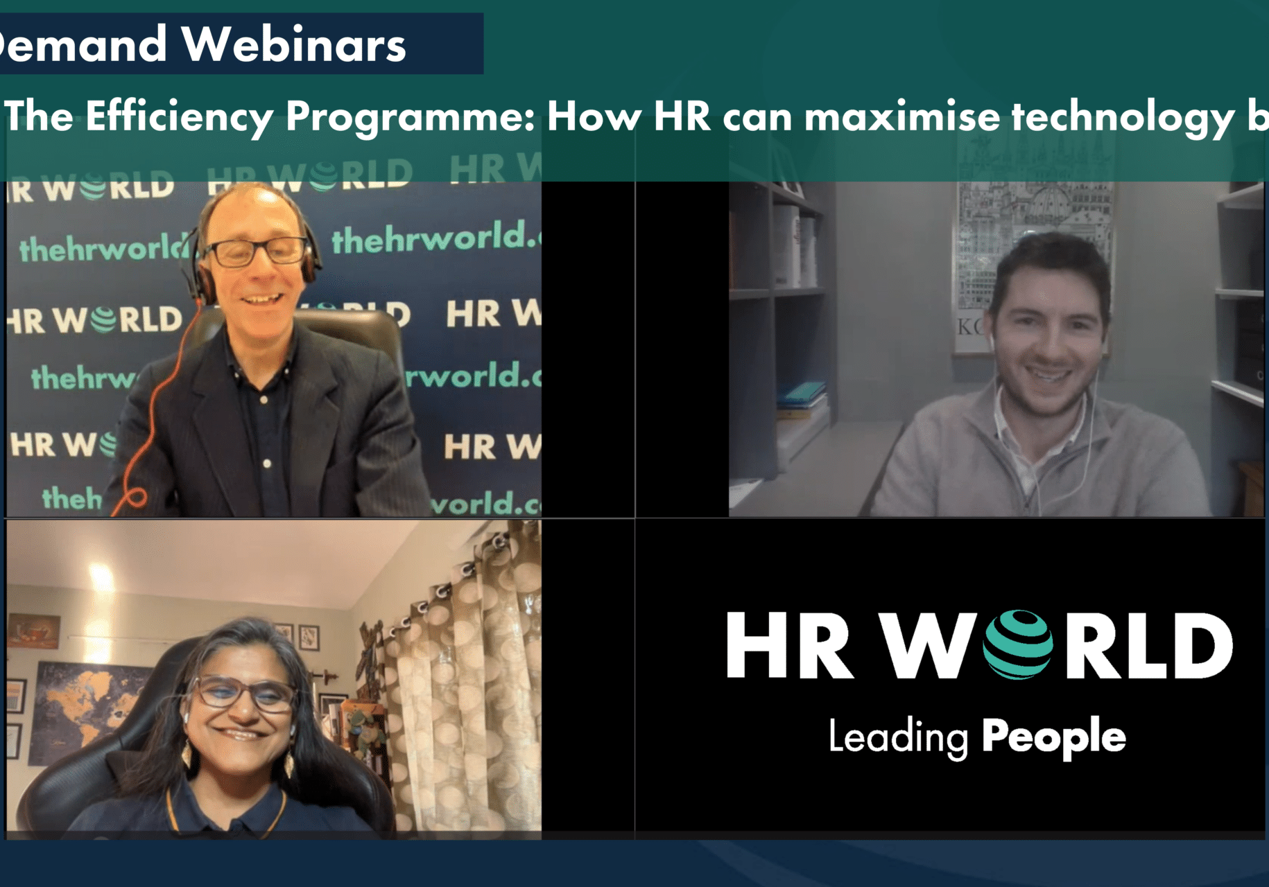 The Efficiency Programme How HR can maximise technology benefits